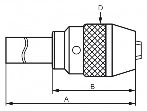 Mandrina cu strangere rapida si prindere directa MK 2 / 1 - 13 mm [1]