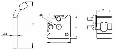 Suport rapid interschimbabil pentru cutite, model Bernardo Gr.10 [1]