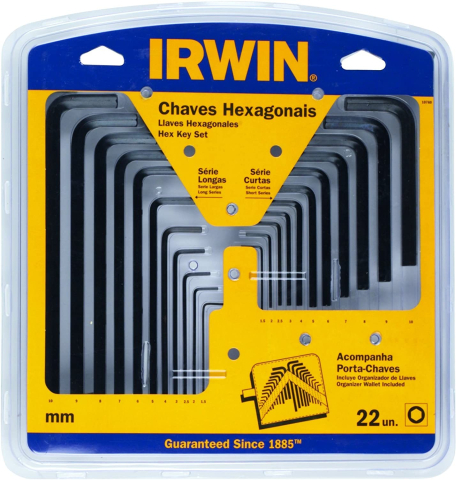 Scule IRWIN - Set 22 chei hexagonale lungi IRWIN