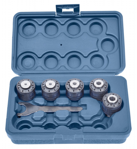 Accesorii pentru masini de taiat filete - Set mandrine de schimbare rapida M3 - M10 pentru TM 10 BLO