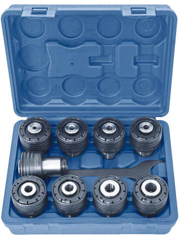 Accesorii pentru masini de taiat filete - Set mandrine de schimbare rapida M5 - M24 pentru TM 24 P / TM 24 BLO
