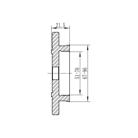 Mandrină M-115 cu fălci tip coadă de rândunică A [1]