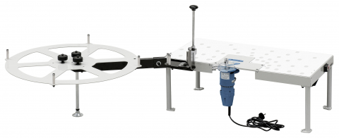 Accesorii masini de aplicat cant - Masa de lucru cu suport de banda si unitate de taiere ST 95A