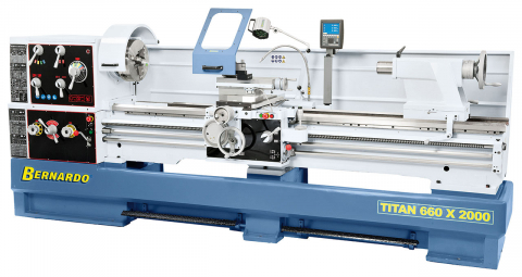 Strunguri universale cu afisaj digital - Strung industrial universal Bernardo TITAN 660 x 1500 cu cititor digital pe 3 axe