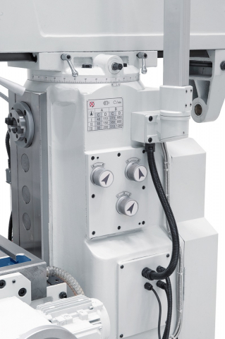 Masina de frezat UWF 90 + Indicator de pozitie 3-axe ES-12 H + sistem de prindere pneumatica [5]