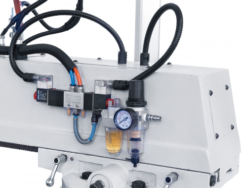 Masina de frezat UWF 90 + Indicator de pozitie 3-axe ES-12 H + sistem de prindere pneumatica [11]