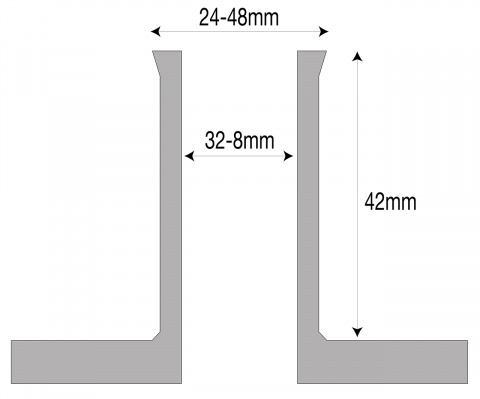 Fălci extensibile tip coadă de rândunică cu orificiu pătrat, pentru mandrina F-Chuck M 70 [1]