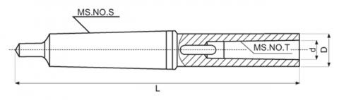Reductie de extensie con morse MK 2 / 2 [1]
