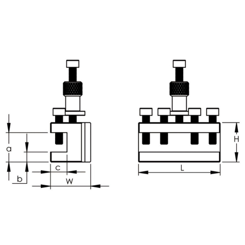 Suport interschimbabil cu insertie dreapta pentru dimensiunea Gr. 30 [1]