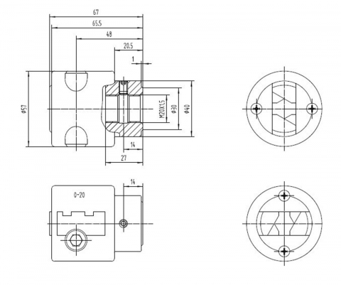 Accesorii si consumabile masina de mortezat - Mandrina de gaurit Westcott pentru LBM 220 / LBM 350 T