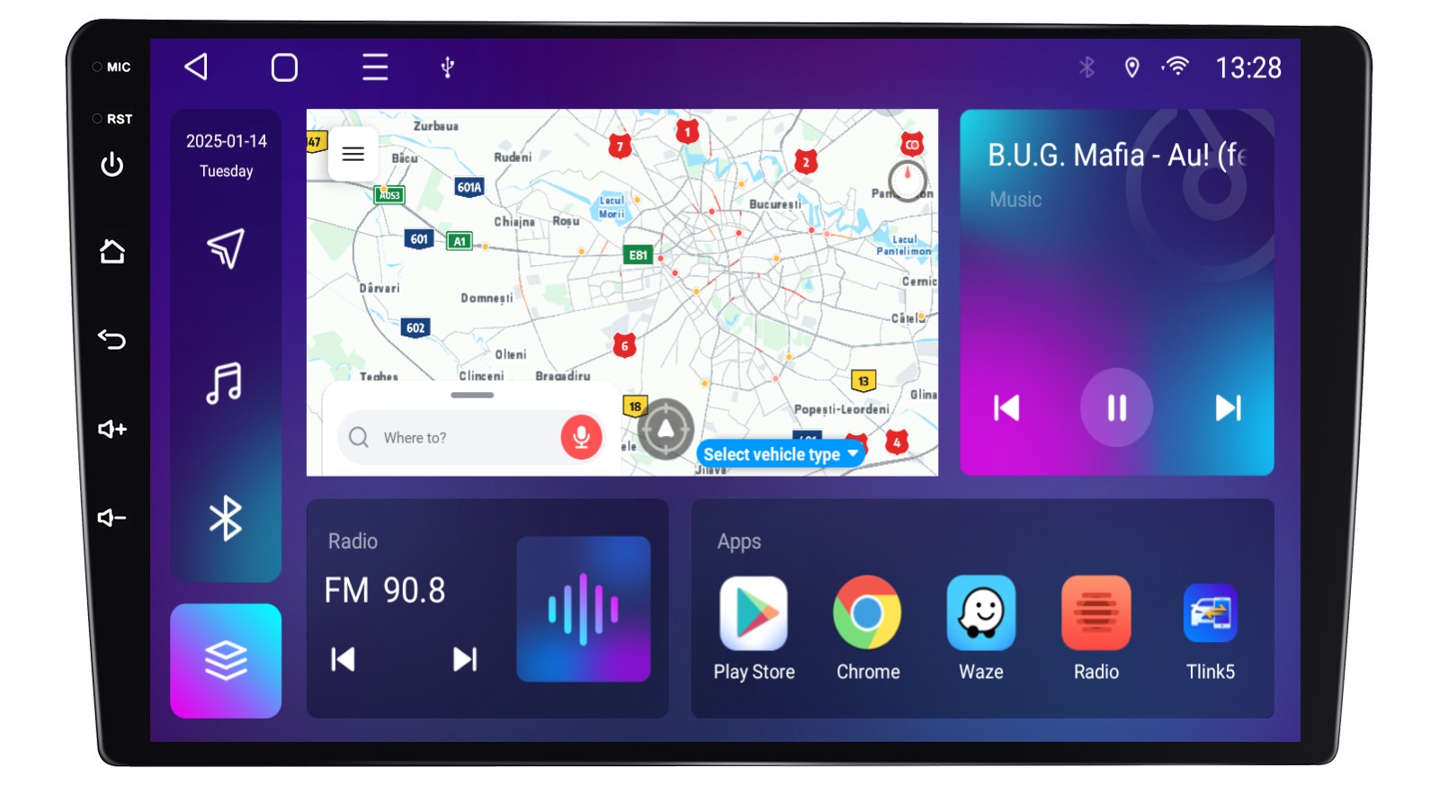 Interfata Android 12 Opel Insignia