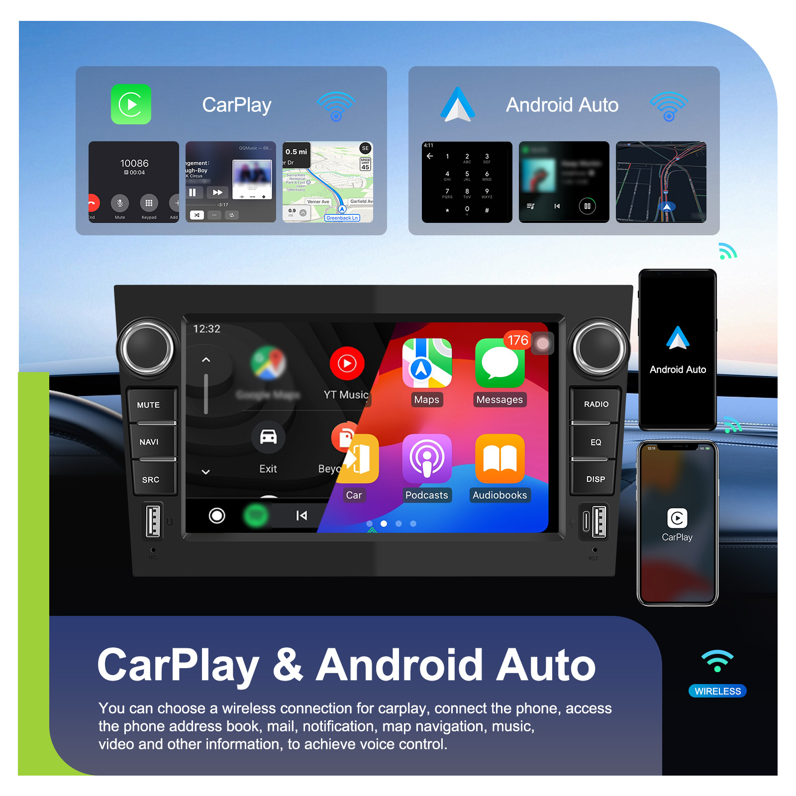 Wireless CarPlay Android Auto Opel