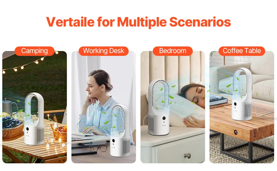 Control tactil display LCD ventilator birou USB