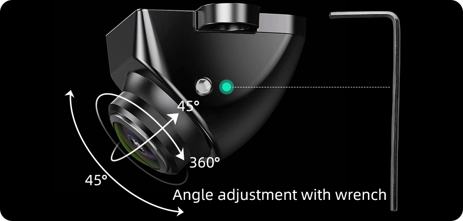 Reglaj lentila camera marsarier Toyota Hilux 360