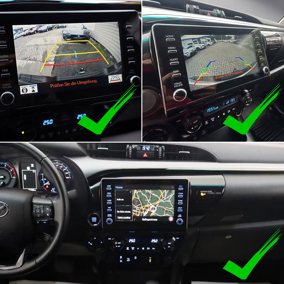 Camera marsarier Toyota Hilux unghi 170 grade