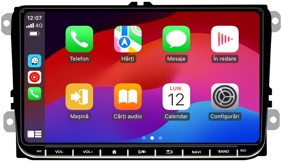CarPlay și Android Auto wireless