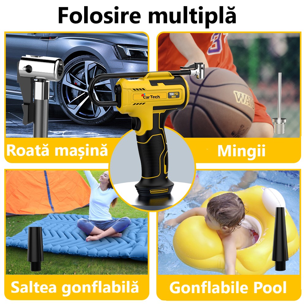 Utilizari multiple compresor portabil