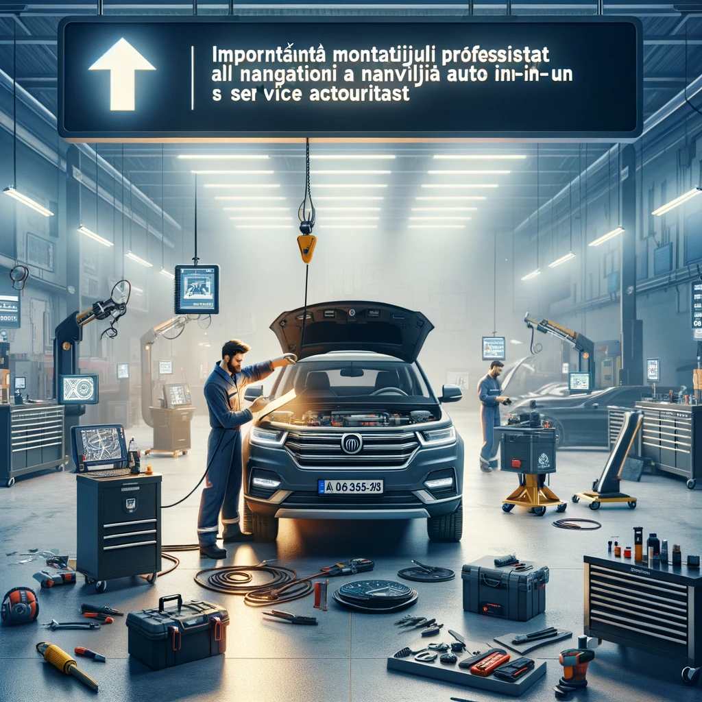 Importanța Montajului Profesionist al Navigației Auto într-un Service Autorizat
