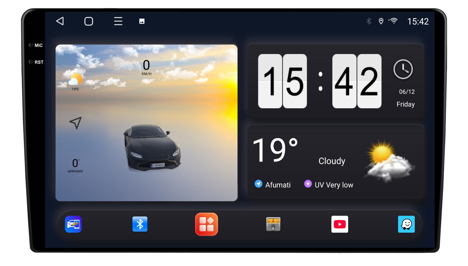 Interfață premium pentru navigație Android auto