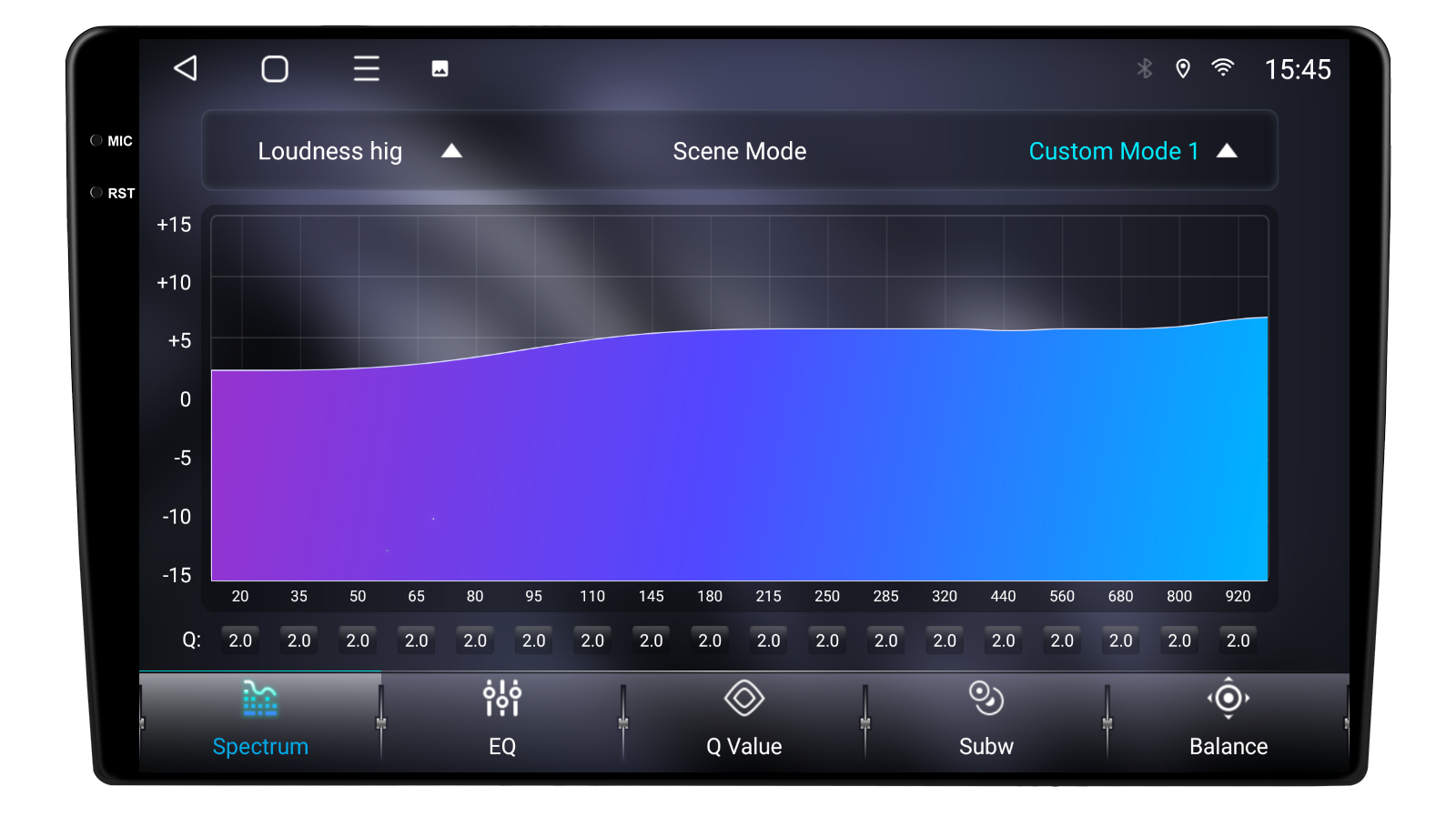 DSP cu egalizator pe 36 de benzi pentru navigație Android auto
