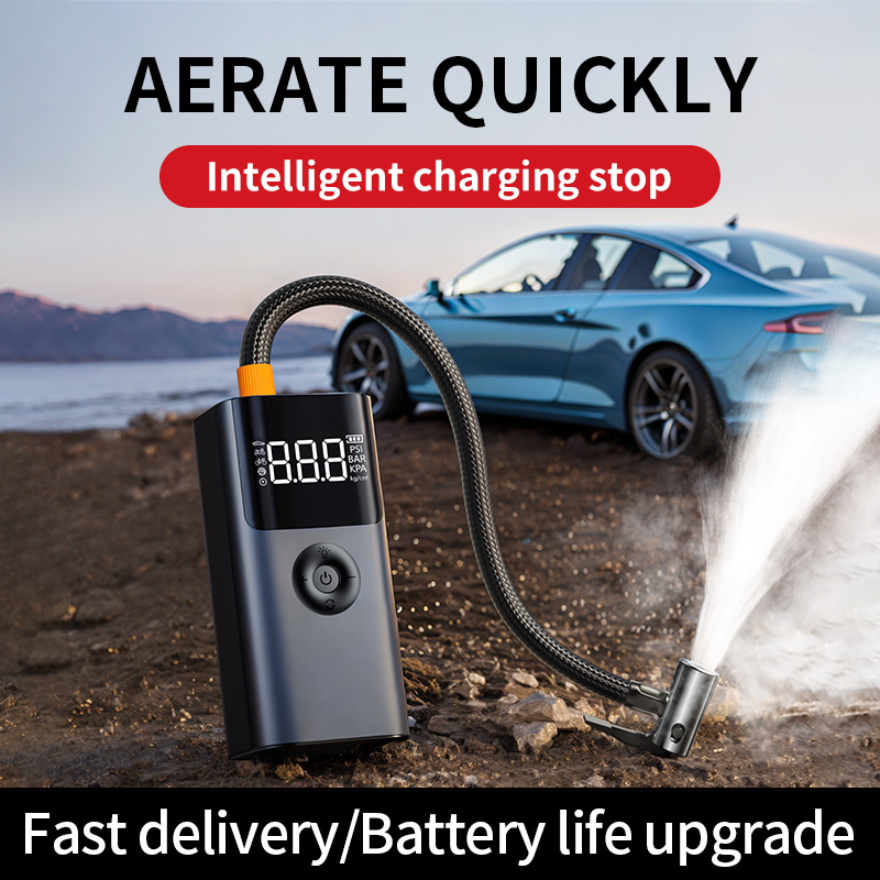 Compresor auto portabil afisaj digital 150 PSI