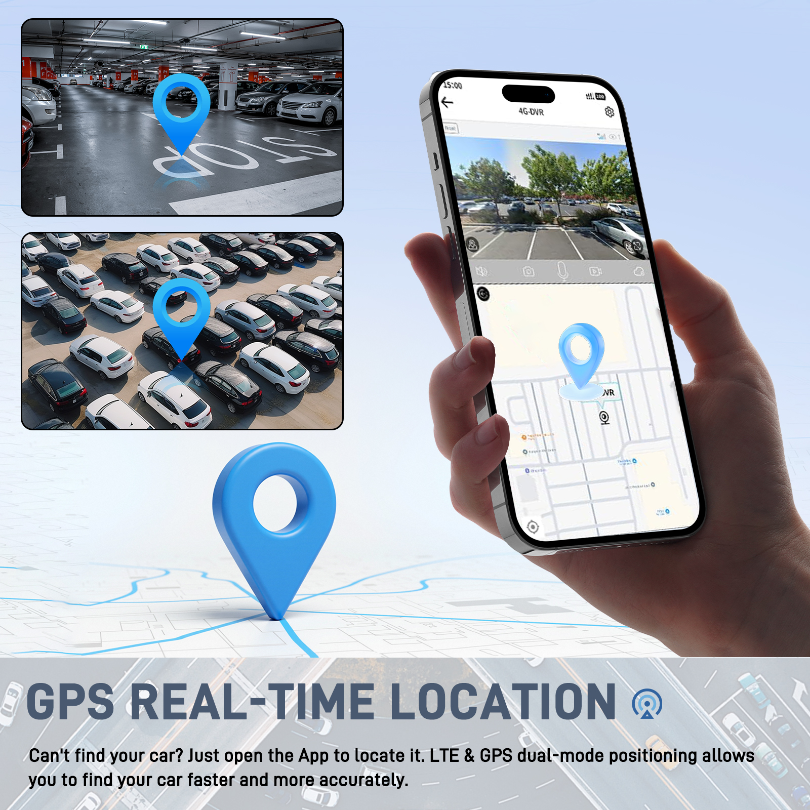 Localizare GPS camera auto