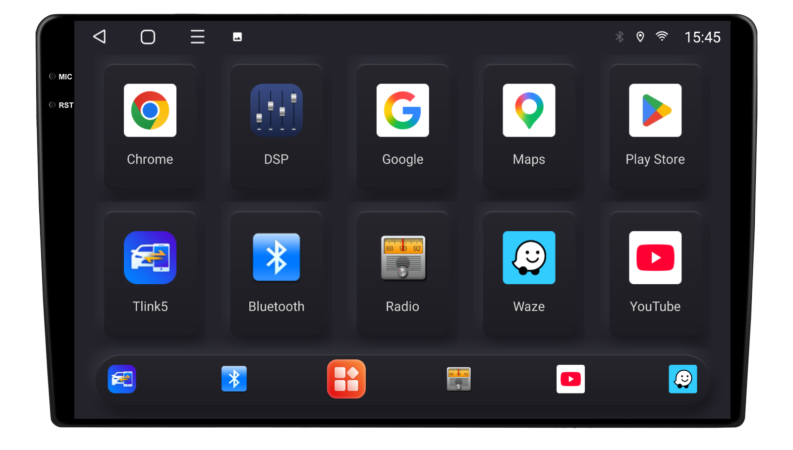 Meniu clar structurat și personalizabil pentru navigație Android