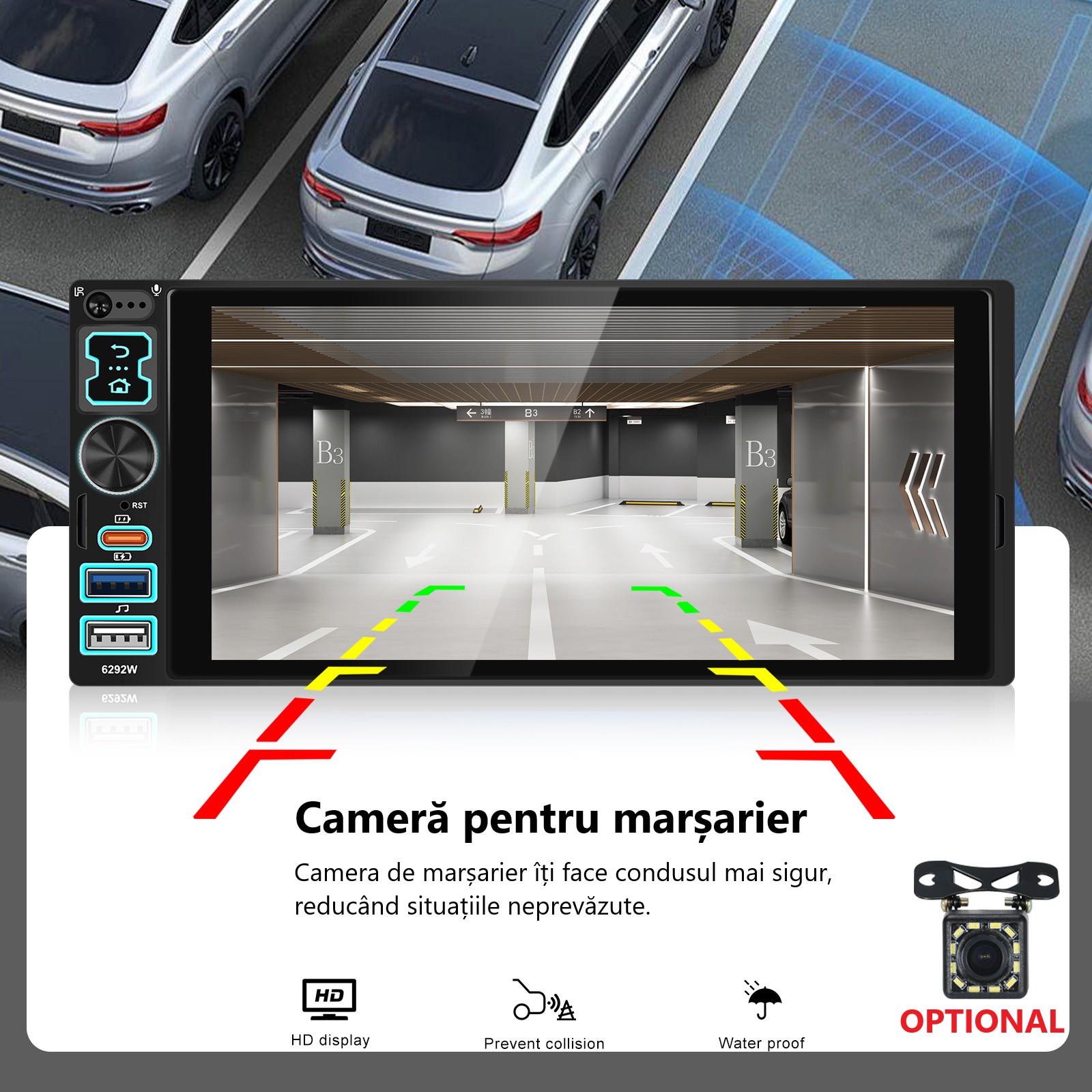 Asistenta Parcare Camera Marsarier