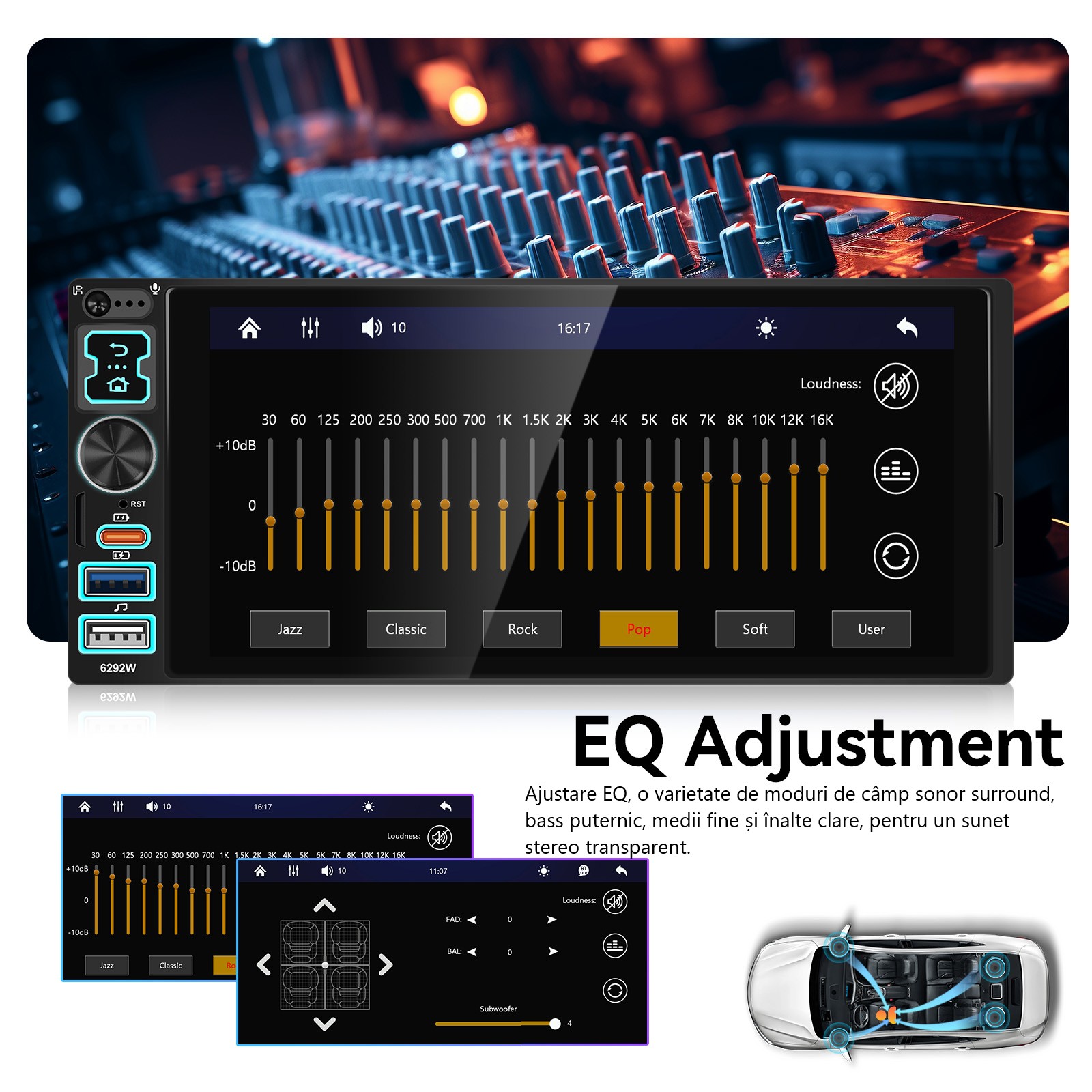 Egalizator Audio și Putere TDA7388
