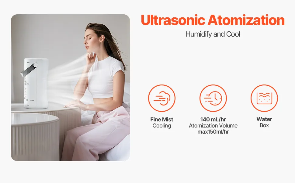 Rezervor mare 700ml racitor aer portabil