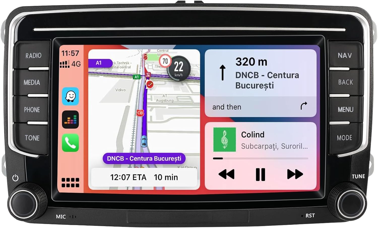 CarPlay și Android Auto wireless pentru navigație auto