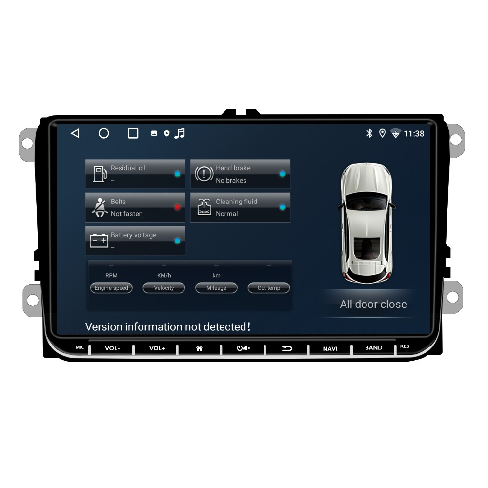 Navigație Auto 2+32GB, Android 13 cu CarPlay & Android Auto Wireless – 9 inch HD, DSP, GPS, Bluetooth – Compatibil VW, Skoda, Seat [7]