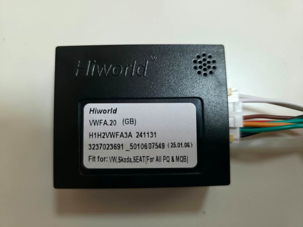 Adaptor 2 in 1 Mufa QuadLock Volkswagen, Skoda, Seat + ISO EU Universala, Canbus HIWORLD si Adaptor RADIO Fakra [4]