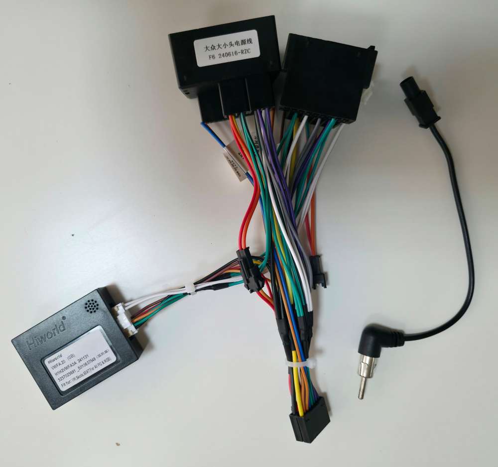 Adaptor 2 in 1 Mufa QuadLock Volkswagen, Skoda, Seat + ISO EU Universala, Canbus HIWORLD si Adaptor RADIO Fakra [2]