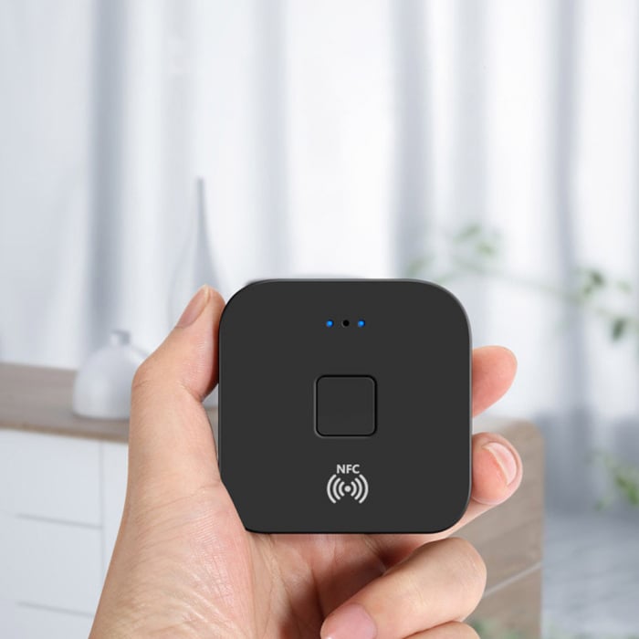 Adaptor Bluetooth MinTech BT200, transmitator si receptor, NFC, A2DP, RCA, AUX, 3.5MM Jack [7]
