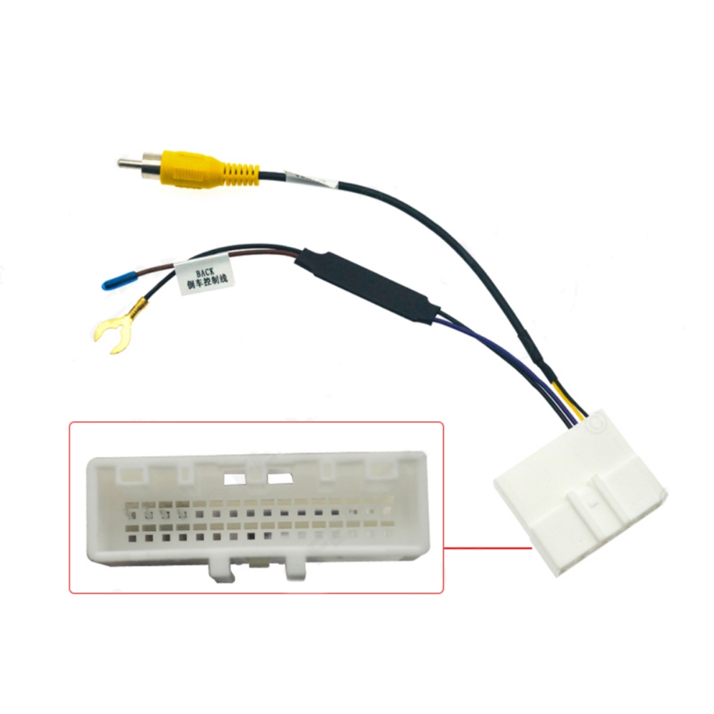 Adaptor Retenție Cameră Marșarier Originală Nissan, Conector 32 Pini la RCA, Menține Camera de Fabrică pe Navigație Aftermarket [2]