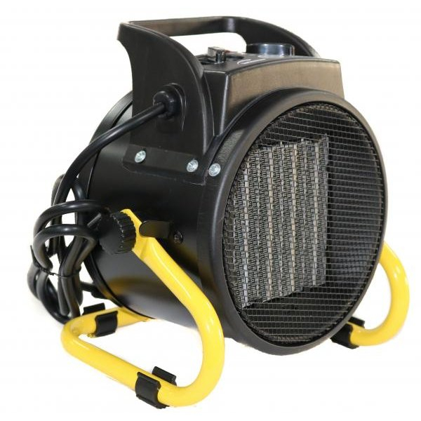 Aeroterma Electrică Intensiv PRO 2kW PTC, 230V, Protecție IP20, Negru/Galben – Încălzire Rapidă și Eficientă [3]