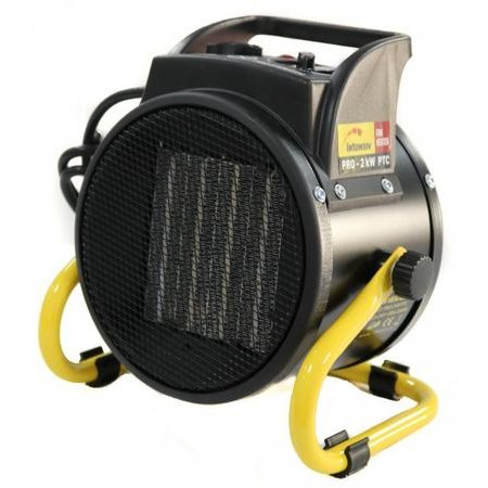 Aeroterma Electrică Intensiv PRO 2kW PTC, 230V, Protecție IP20, Negru/Galben – Încălzire Rapidă și Eficientă [2]