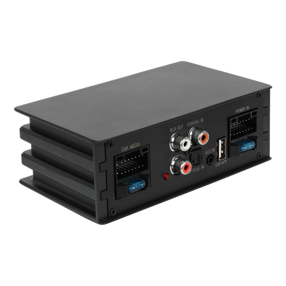 Amplificator Auto DSP 4 Canale 4x50W cu Bluetooth, Intrări Digitale și Control prin Aplicație [1]
