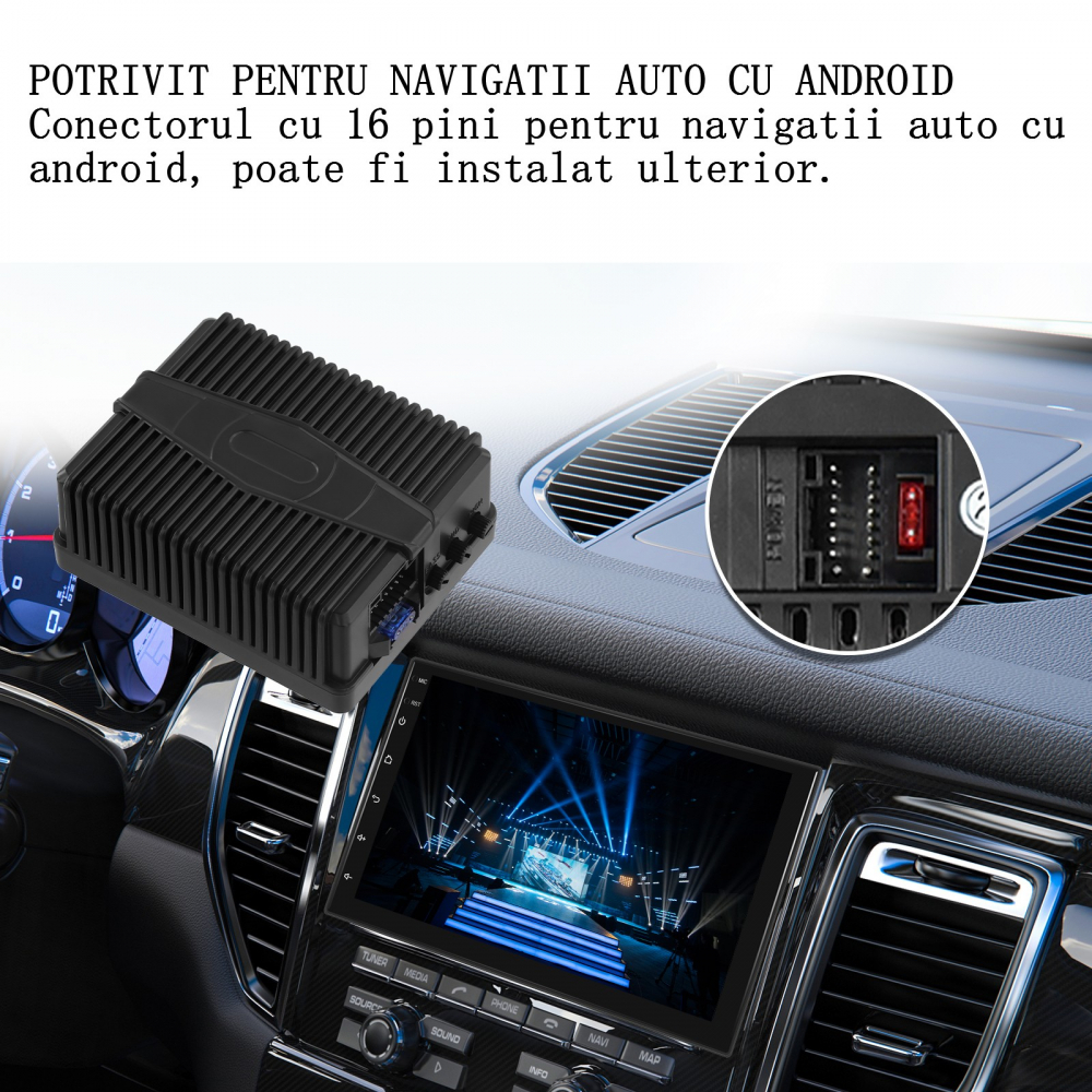 Amplificator digital auto DAP 3.0 compatibil cu navigații Android [7]