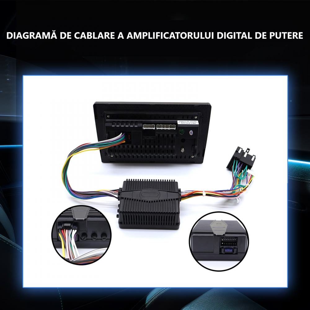 Amplificator digital auto DAP 3.0 compatibil cu navigații Android [6]
