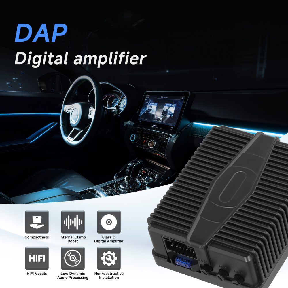 Amplificator digital auto DAP 3.0 compatibil cu navigații Android [3]