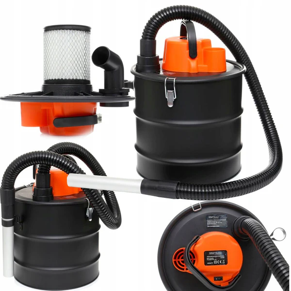 Aspirator de Cenușă fără Sac 2000W, 20L - Ideal pentru Sobe, Șeminee și Grătare [2]