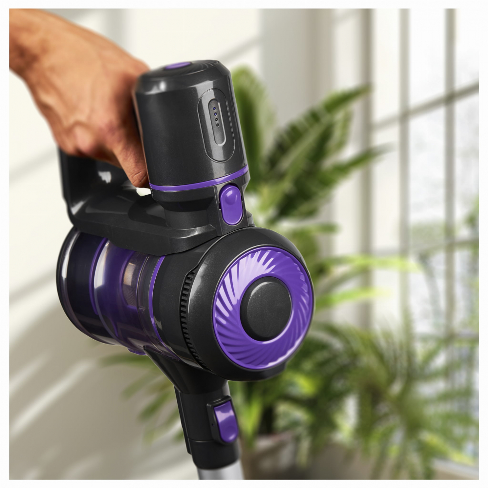 Aspirator vertical fără fir 0.8L – puternic, ușor și silențios [7]