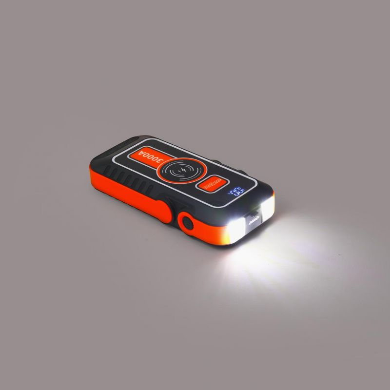 Baterie externă multifuncțională 16000mAh – Jump Starter 12V, Lanternă, PowerBank cu Încărcare Wireless și Rapidă [12]