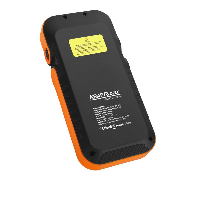 Baterie externă multifuncțională 16000mAh – Jump Starter 12V, Lanternă, PowerBank cu Încărcare Wireless și Rapidă [13]