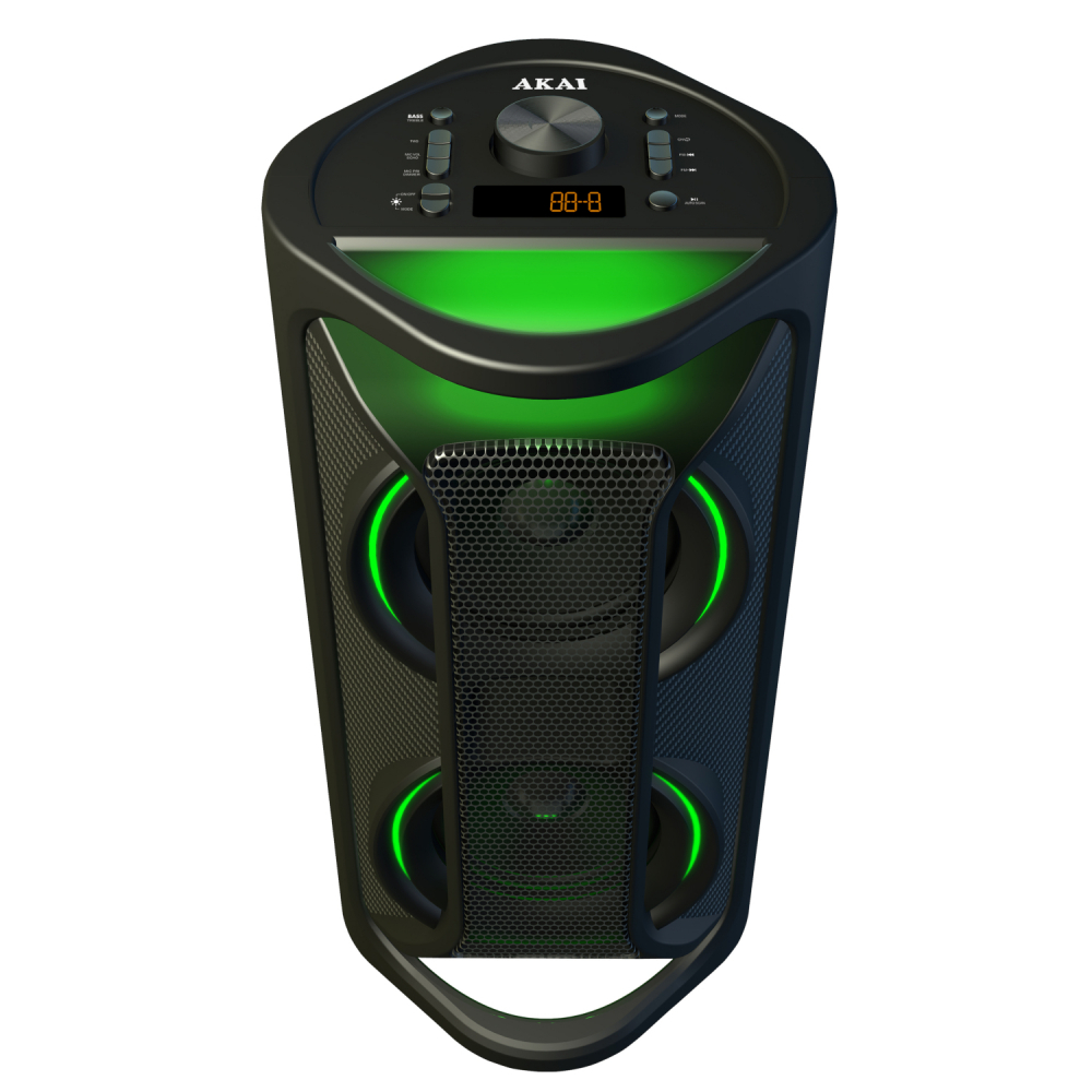 Boxă Activă Portabilă Akai Party Speaker 200, Putere 40W și Sunet Party Oriunde [3]