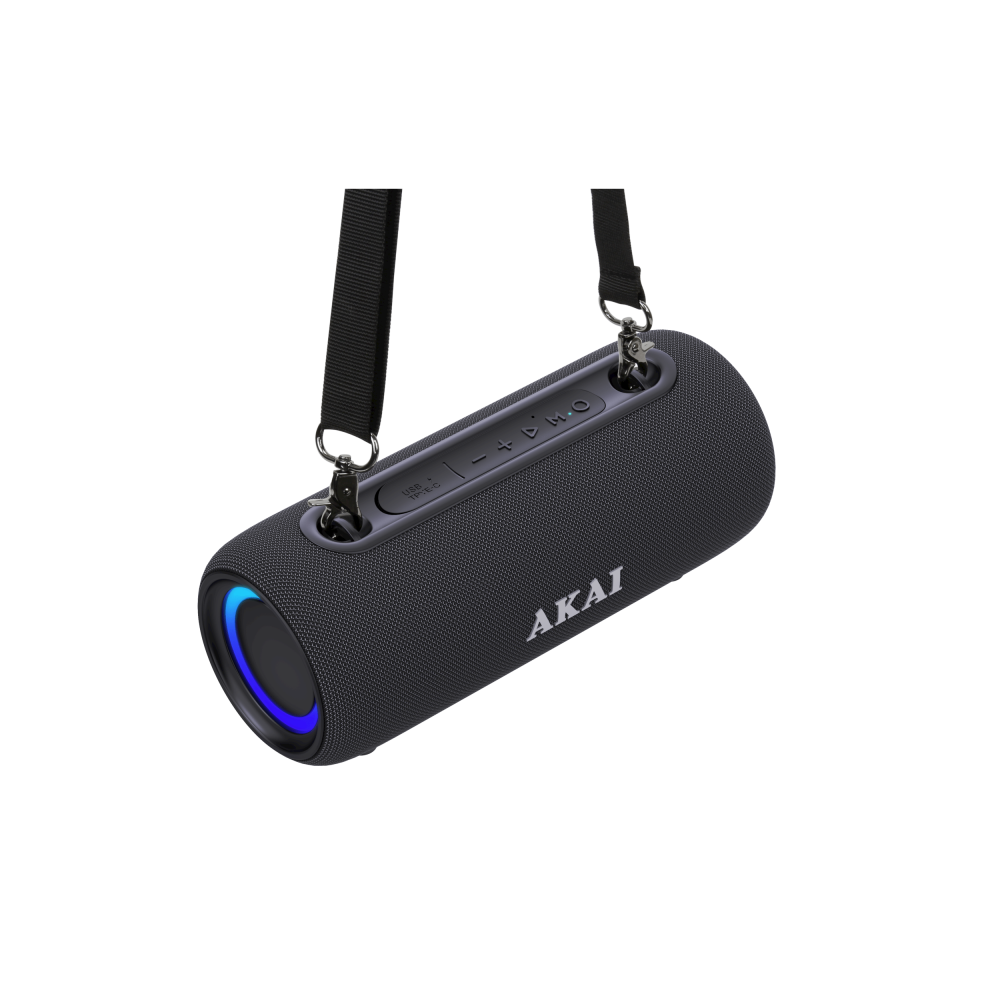 Boxă Portabilă cu Bluetooth Akai ABTSW-40, 15W Putere și Rezistență IPX5 la Apă [2]