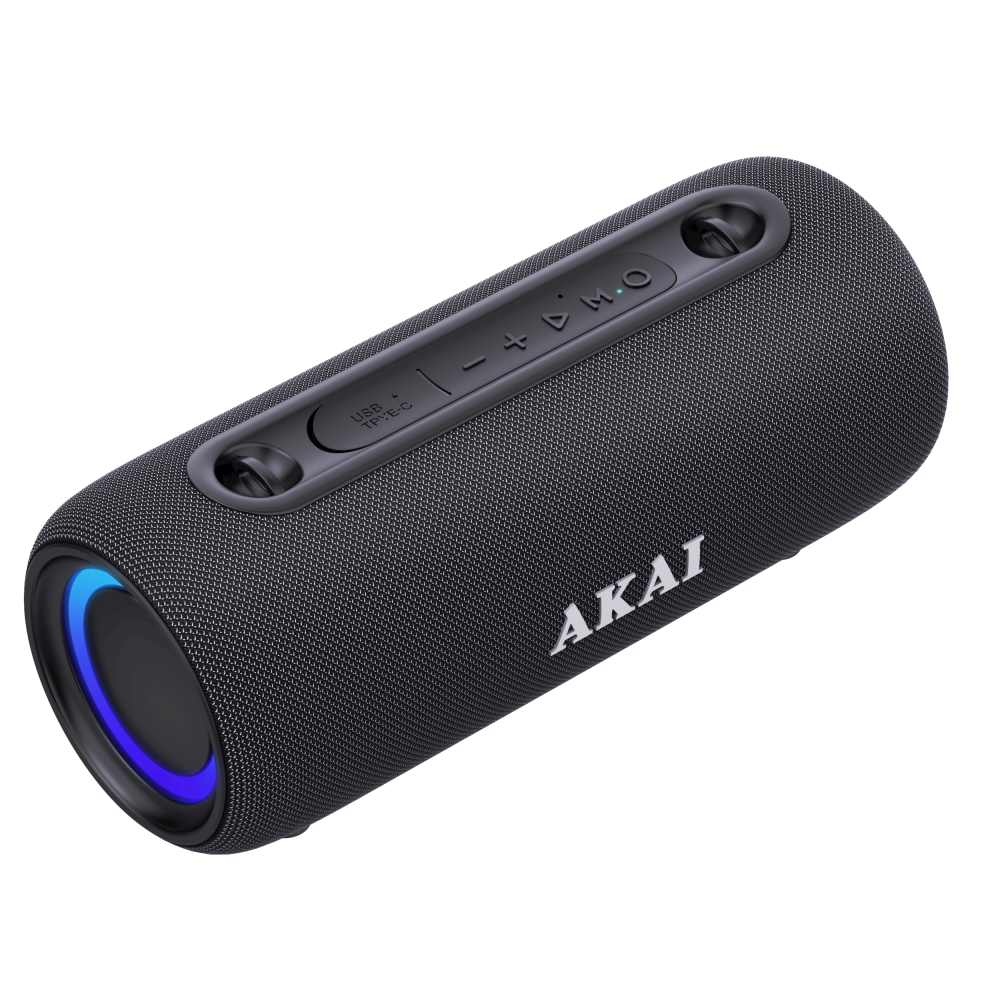 Boxă Portabilă cu Bluetooth Akai ABTSW-40, 15W Putere și Rezistență IPX5 la Apă [5]