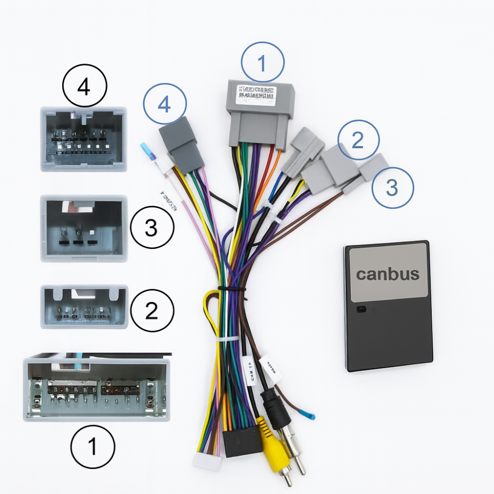 Cablu Adaptor Honda Civic (2014-2015), cu canbus, pentru navigatii cu Android [2]